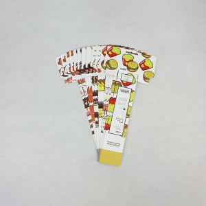 food label paper card