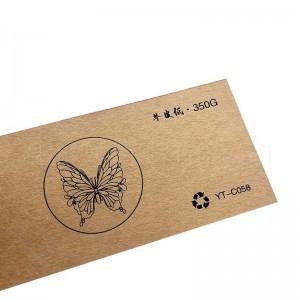 Brown paper tag card