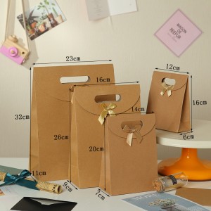 Pull a kraft paper bag