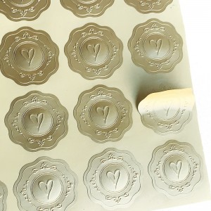 Custom hot stamping self-adhesive labels