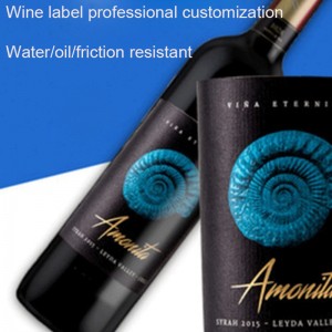 wine label sticker