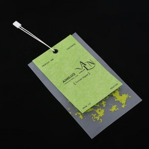 clothing label hangtag